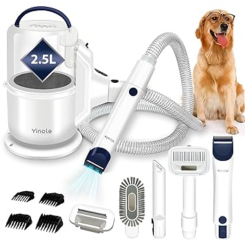 Roll over image to zoom in Yinole Pet Grooming Kit with Vacuum Suction